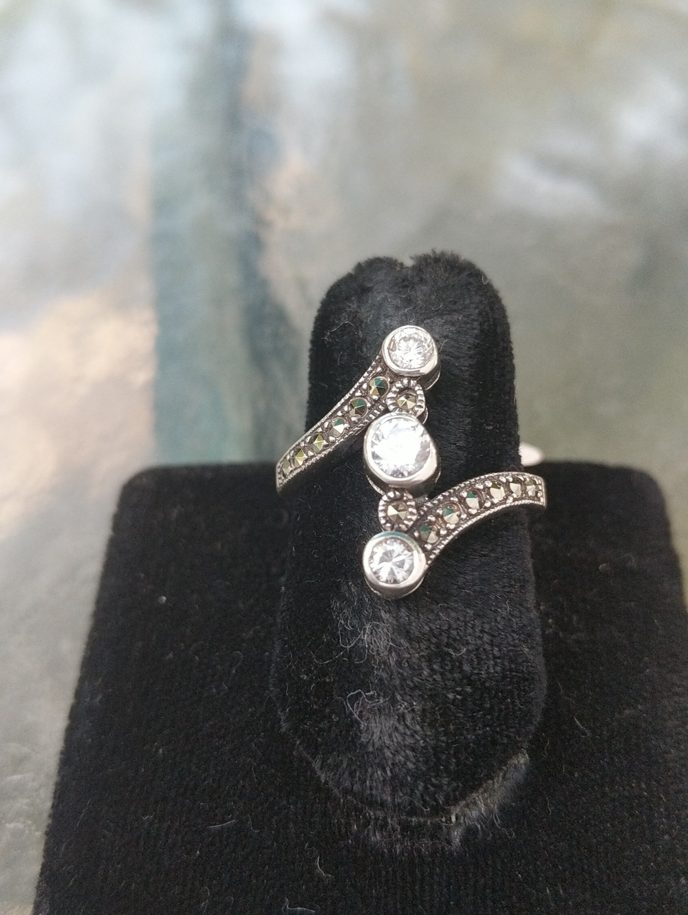 Judith Jack Sterling Silver Ring